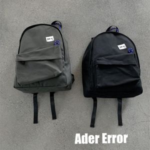 Backpack High Quality ADER ERROR Men Backpacks Women Sticker Letter Mark Adererror Bags External Solid Bag