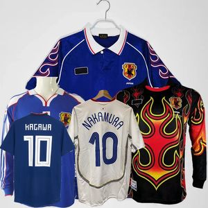 Retro Classic 1998 2000 2001 2006 17 17 18 18日本サッカージャージー岡崎川村中村中村川口matasuda inamoto kojima narazakiナショナルフットボールシャツ