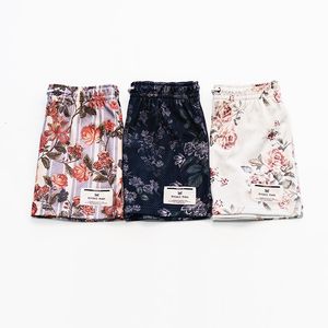 Мужские шорты летние сетки шорты Ryoko Rain Men Женщины классические шорты с цветочными печатными шортами.
