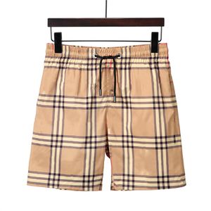 Shorts masculinos Novo designer verão moda clássica xadrez xadrez de maiô de praia de praia de praia de praia de praia