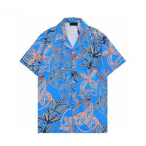 Męskie koszule designerskie Summer Shoort Sleeve Casualne koszule moda luźna polo w stylu plażowym oddychające tshirts tee odzież Q29