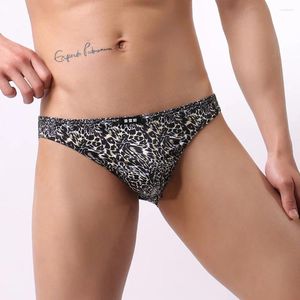 Underpants Jorace's Men's Sexy Underwear With Low Waisted Leopard Print Triangle Pants B146