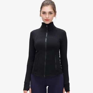 Hoodie Womens Zip Yoga Suit Tasarımcı Gelinir Kapüşonlu Sweatshirt Bayan Spor Salonu Spor Giyim Açık Hava Sporları Jogging Hoody Kalın uzun kollu polar ceket ile