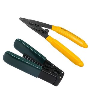 Freeshipping 12-teiliges Glasfaser-FTTH-Toolkit mit FC-6S-Faserspalter und optischem Leistungsmesser, visueller Fehlerortung, 30 km Kabeldraht Stri Ldoi