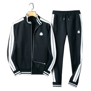 2023 Mens Trailsits Tasarımcı Logo Baskı Gündelik Leisure Fashion Street Giyim Sweatshirt Uzun Kollu Ceket ve Pantolon Günlük Eğitim Sportif Giyim M4XL