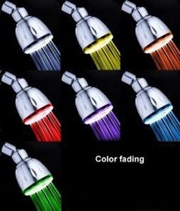 Kitchen Faucets CY-8010-A6 Supernova Sale 7 Colors Flashing ABS LED Top Shower Head Showerhead Plastics Faucet Light