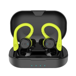 20 Stunden Spielzeit Schwimmen Wasserdichter Bluetooth-Kopfhörer Dual Wear Style Sport Wireless Headset TWS IPX7 Earbuds Stereo