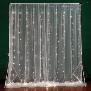 Party Decoration 2pcs Wedding Arch Draping Fabrics With Light Backdrop Curtains Pography Props For Home