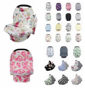 52 styles Baby Floral Feeding Nursing Cover Newborn Toddler Breastfeeding Privacy Scarf Cover Shawl Car Seat Stroller Canopy Tools8483995