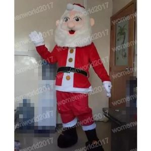 Halloween Santa Claus Mascot Costume Cartoon Character Outfits Suit Adults Size Outfit Birthday Christmas Carnival Fancy Dress For Men Women