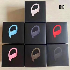 Bluetooth 이어폰 무선 헤드셋 스포츠 이어 후크 Hifi 이어 버드 충전기 박스 전원 디스플레이 파워 프로 818d