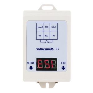 FreeShiping LED عرض وقت التبديل وحدة التبديل 12V 24V DC DIY MODULE MEDULE DIGITAL VOLTAGE METER METER TELLAY TIMER مع BJAE