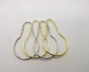 1000pcs New Stainless steel Chrome Plated Shower Bath Bathroom Curtain Rings Clip Easy Glide Hooks Wholesale