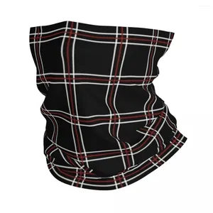 Szaliki Shujin Plaid Bandana Gaiter Gaiter Print Mask Scarf Multifunkcyjna Kolarstwo na głowę dla mężczyzn dla kobiet dorosłych przez cały sezon