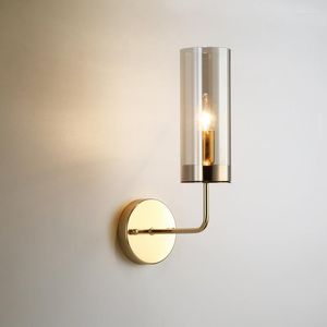 Wall Lamps Nordic Postmodern Light Luxury Living Room Lamp Personality Creativity Bedroom El Hallway Double Simple