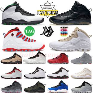 Jumpman 10 10s Mens Basketball Shoes Jorden10s Sports Men Blackout Steel Grey Chicago Tinker Orlando Bulls Broadway Westbrook CLASS OF 2006 AJ10 Sneakers Trainers