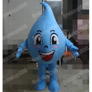 Halloween Pink/Blue Water Drop Mascot Costume Cartoon Anime Postacie Unisex Dorośli rozmiar świątecznej imprezy na zewnątrz strój reklamowy