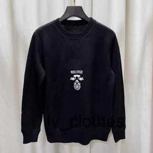 2023 Top Designer Brand Women's Knitwear Men's Winter Letter Brodery Fashion Pullover Knitting Casual Solid Women's Sweatshirt Hoodie Street Clothing