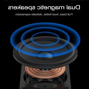 Freeshipping 35mm stereo surroundmusik smart rgb högtalare ljudljud bar för dator 20 pc hem anteckningsbok tv -högtalare wfoah