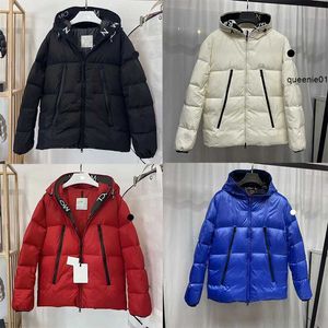 Homens Down Parkas Designer Mens Jaqueta Mulheres Com Capuz Letras Bordadas Puffer Casual Estilo Casal Engrossado Inverno Quente