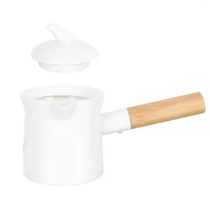 Conjuntos de louça de leite jarro titular recipiente café chá servindo pote grande capacidade bule mini espresso maker
