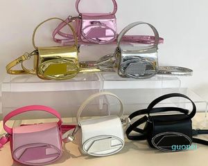 Çapraz vücut çantası moda kadınlar metal yüzey lüks tasarımcı çantalar bayan deri kadın moda moda crossbody omuz çantası çanta