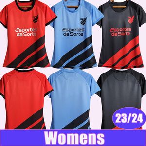 2324 Maglie da calcio da donna Athletico Paranaense VITOR BUENO D. TERANS L. CITTADINI ROQUE CHRISTIAN PABLO Casa Rosso Away Blu 3 ° Nero