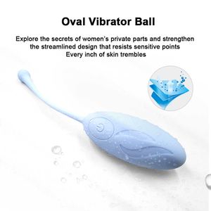 2023 Uova Bullet Vibratore Telecomando G Spot Simulator Palla vaginale Plug anale Vibrante Love Egg Masturbatore Giocattoli sessuali per donne Adulti 1124