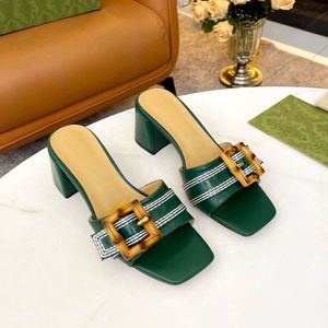 Fashion Designer Thick Sandals Women Heels Beautiful High Heels Comfortable Outdoor Open Toe Girls Slippers