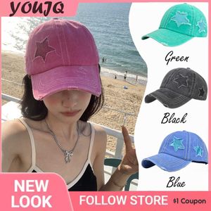 Top Caps y2k Beyzbol Kapakları Kadınlar için Erkekler 90'lar indie Estetik Peri Grunge Spor Vizörleri Cap Sun Hat Girls Koreli Kpop Cesorlar Gorras P230412