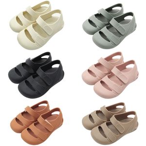 Barnskor tå sandaler klassiska spanien varumärke strand utomhus sommar barn tofflor flip flop casual småbarn barn sandal pojkar flickor ungdom stängde mjuk ensam tå skor