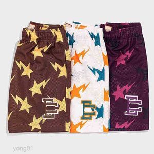 Brand EE Shorts Basic Shorts Skyline Fitness Pantaloni della tuta Short Mens Summer Gym Allenamento traspirante Pantaloni da basket Sandy Beach di alta qualità AAAA