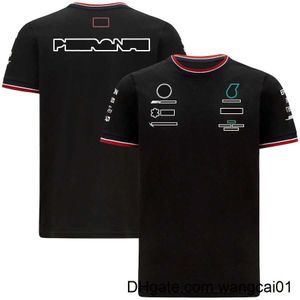 Erkek T-Shirts 2021 Yaz Sezonu F1 Formula One Racing Kısa Sesli T-Shirt Sports Yuvarlak Boyun Tee Aynı Özelleştirme 4123