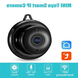 Freeshipping Smart Life Mini IP Camera WiFi Security Home House Nanny Video Surveillance CCTV inomhus Trådlös 1080p 720p HD Night Visio PCBD