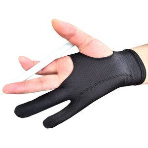 Other Tablet PC Accessories Antitouch Glove Two Finger Artist Glove Of Smooth Elasticity Breathable Drawing Tablet Glove Two Finger Smooth Elasticity For 230324