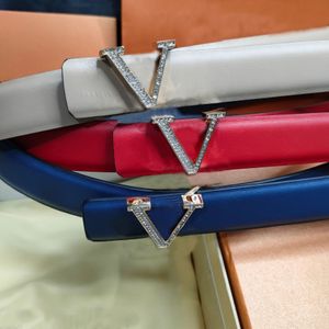 Luxury Brand Ladies Diamonds Letters Belt For Women Mens Designers Classic Fashion Leather Belts Waistband Girdle Cintura Ceintures 2304124BF