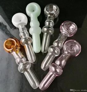 Smoking Pipe Mini Hookah glass bongs Colorful Metal Shaped Super large bubble gourd pipe