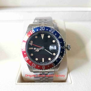 Orologio da uomo FG Factory A2836 Classico 40mm Factory Vintage Rosso Blu Lunetta Pepsi Orologi Bracciale Giubileo ETA 2836-2 Movemen Orologi da polso meccanici automatici da uomo