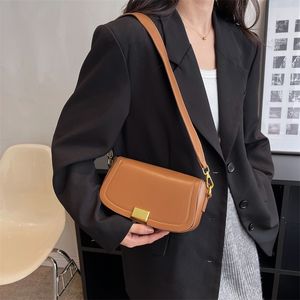 Fashionable and minimalist shoulder bag versatile women's bag mini PU handbag