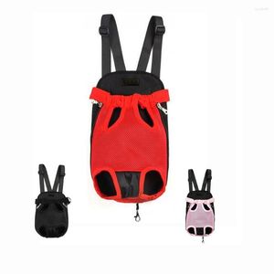 Capas de assento de carro de cachorro Pet Transtrous Backpack Ajustável Frente Cat Bag pernas para cães pequenos que viajam para caminhadas acampando