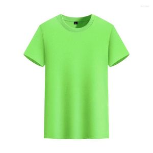 Camisetas masculinas 2023/24 Camiseta Casual de Casual Casual Men, Camiseta amarela clara