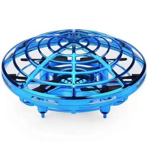 UFO Flying Aircraft Toys Hand Operated Interactive Infrared Induction Mini Drone For Kids