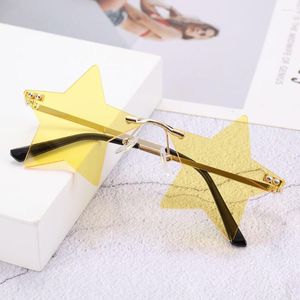 Солнцезащитные очки Rimless Star Shape