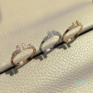 Diamond 925 Серебряные серебряные кольца Пара женщин жениться на свадебных обручальных кольцах наборы