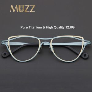 Güneş gözlüğü çerçeveleri kedi göz saf glasse çerçeveler kadın moda partisi optik gözlükler çerçeve miyopi hiperaria reçeteli gözlük 230411