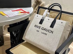 2023 Topp 10A Designer Bag Lsy Canvas Tygväska shoppingväska handväska kvalitetstillverkare stor kapacitet väska populär mobiltelefonpåse samma stil för män och kvinnor 48 cm