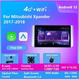 10-дюймовый сенсорный экран Video MP5 2 DVD DVD-плеер с зеркалом Bluetooth FM SD USB для Mitsubishi Xpander 2017-2018 DSP