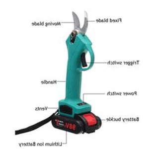 Pruning Tools 98V Cordless Pruner Electric Shear with 9700mAh Lithium-ion Battery Efficient Fruit Tree Bonsai Branches Cutter Udmfh