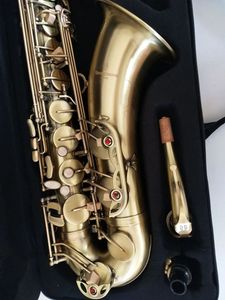 Japonia tenorowy saksofon T-992 Wysokiej jakości antyczna miedziana symulacja sakso-saksofon z płaskim saksofonem tenorowym odtwarzanie akapitu Muzyka