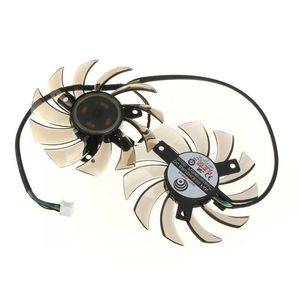 MST GTX 460 580 R6870 R6950 MHJBG için 75mm Grafik Kartı Çift Fans